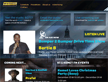 Tablet Screenshot of 975kemetfm.com